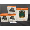 Image 1 : Department 56 Halloween Village 1 Box Gothic Street Lamp and 3 Boxes of Spooky Wrought Iron Fence