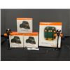 Image 2 : Department 56 Halloween Village 1 Box Gothic Street Lamp and 3 Boxes of Spooky Wrought Iron Fence