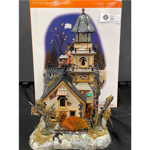 Department 56 Snow Village Halloween " Shipwreck Lighthouse"