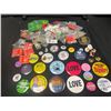 Image 1 : Large Bag with Vintage Collectible Pins