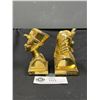 Image 2 : 2 Vintage Gold Gilded Egyptian Busts