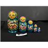 Image 2 : Set of 5 Russian Nesting Dolls.