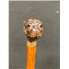 Image 2 : Vintage Walking Stick with Carved Dog Head. NO SHIPPING