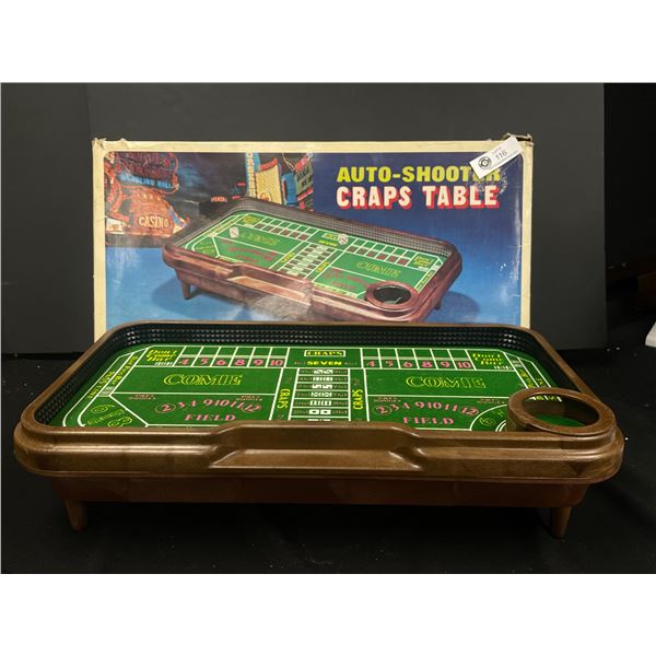 Vintage Auto Shooter Craps Table. With Original Box