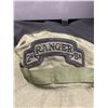 Image 2 : Lot of 2 Military Hats. 1 is a German and 1 is US Rangers