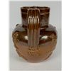 Image 2 : 1920's Small English Doulton Lambeth Stoneware Salt Glaze Two Tone, Brown and Tan Pottery Whiskey Ju