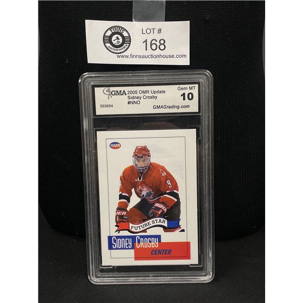 Sydney Crosby Graded Rookie Card Gem Mint 10