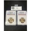 Image 2 : NGC Encapsulated President Coins 7th/ 13th