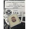 Image 1 : Amatrine ( Amethyst & Citrine) 5.385 ct- 13.51 x 10.60 x 5.51mm- Cushion Cut- Loupe Clean-Brazil-Unt
