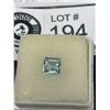 Image 2 : Natural Sky Blue Topaz 1.375 ct 6.01 x 5.92 x 3.79mm Square Cut- Loupe Clean- Brazil