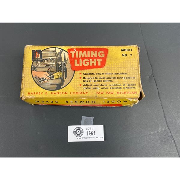 Vintage 1950's  Automotive Timing Light in Box