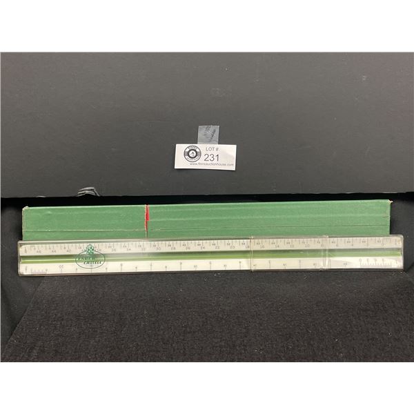 2 Vintage Tri-Angular Rulers