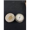 Image 2 : Nice Lot of a Vintage Compass and Vintage Tool in Leather Pouch