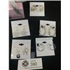 Image 2 : Lot of Brand New Silvertone Earrings