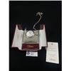 Image 1 : Beautiful Rideau Swiss Quartz Pocket Watch with Chain and Owners Booklet