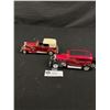 Image 2 : Lot of 2 1:32 Scale Die Cast Cadillac Cars. A Red One and a Burgandy with Cream Roof