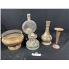 Image 1 : Vintage Brass Lot. Vases Etc