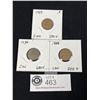 Image 1 : Lot of 3 Canadian Pennies 1933,1934 and 1936