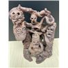 Image 2 : "A Gathering of Ghouls" Interesting Clay Sculpture. Signed.