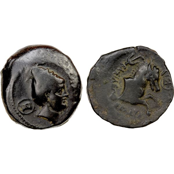 SELEUKID KINGDOM: Seleukos I Nikator, 312-280 BC, AE 21mm (9.71g), uncertain mint, lovely VF
