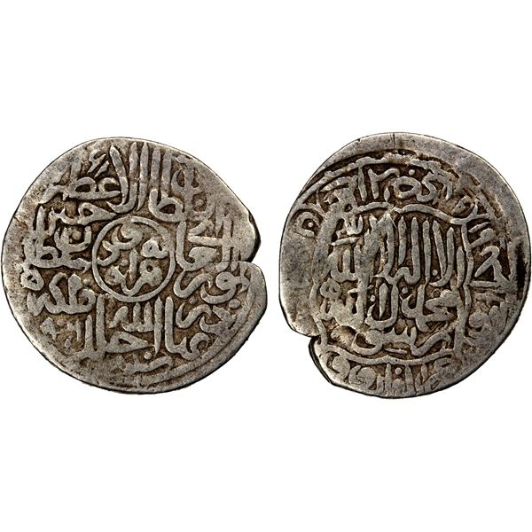 TIMURID: Sultan Husayn, 3rd reign, 1469-1506, AR reduced tanka (2.30g), Herat, AH906, VF
