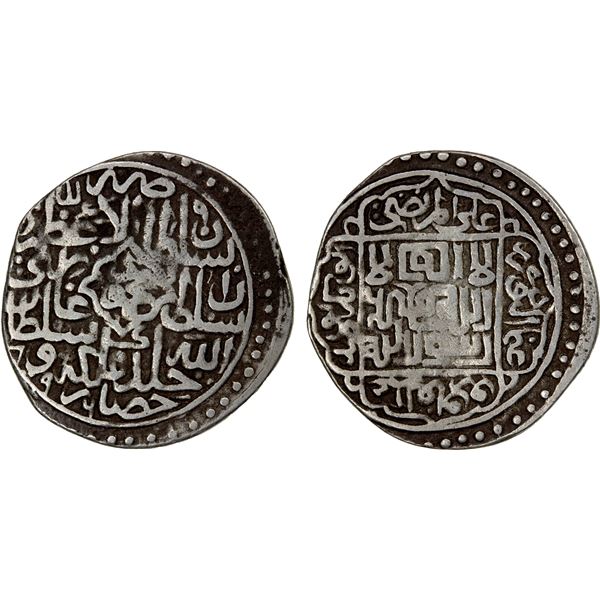 TIMURID: Sultan Mahmud, 2nd reign, 1469-1495, AR tanka (4.78g), Hisar, AH896, F-VF