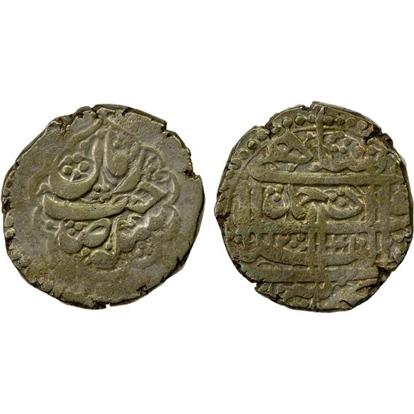 DURRANI: Uncertain Ruler, 1825, BI rupee (9.92g), Ahmadshahi, AH1241, VF