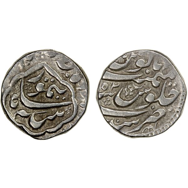 DURRANI: Taimur Shah, posthumous, ca. 1836-1841, AR rupee (7.68g), Sind, AH1252, VF-EF
