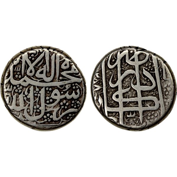 BARAKZAI: Muhammad Akbar, 1842-1843, AR rupee, Kabul, AH1258, lovely VF