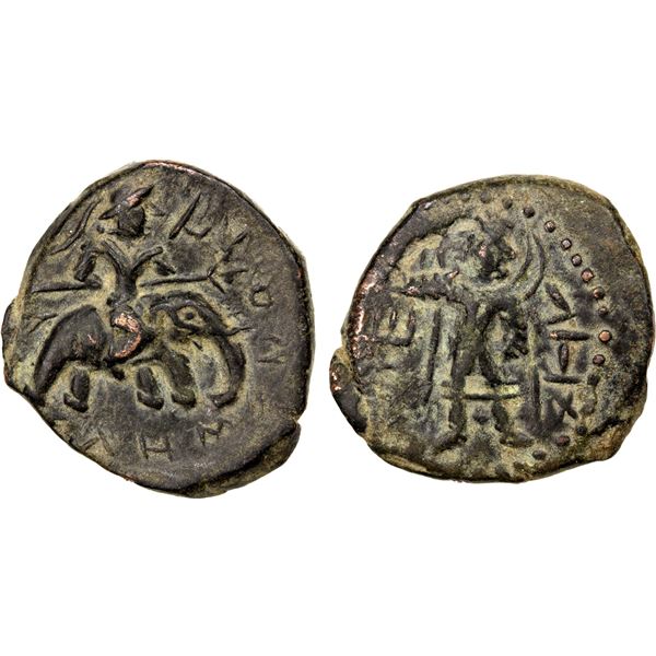 KUSHAN: Huvishka, ca. 155-187, AE unit (9.68g), choice VF