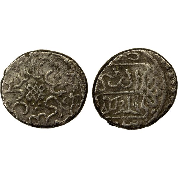 OTTOMAN EMPIRE: Musa Celebi, 1410-1413, AR akçe (1.15g), Edirne, AH813, strong VF