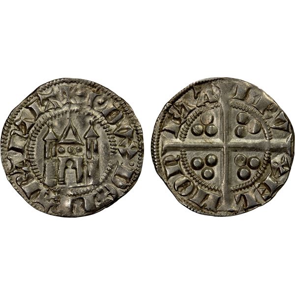 BELGIUM: BRABANT: Jean III, 1312-1355, AR esterlin (1.49g), Brussels, ND, AU