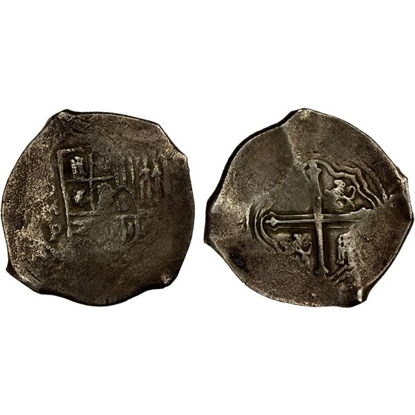 MEXICO: Felipe IV, 1621-1665, AR cob 8 reales (26.55g), ND, F-VF