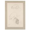 Image 2 : Edie Sedgwick Original Rats Model Sketch (1961)