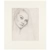 Image 2 : Edie Sedgwick Original Female Portrait Sketch (1965)