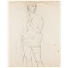 Image 1 : Edie Sedgwick Original Self Portrait Model Sketch (circa 1965)
