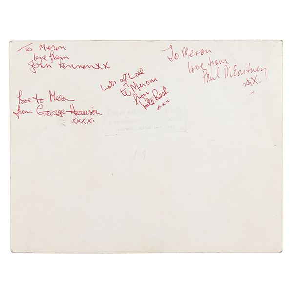 Beatles Signed Photograph