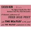 Image 1 : Beatles 1963 Juke Box Jury Ticket