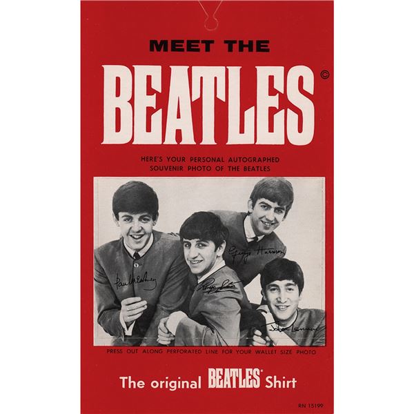 Beatles Promo Card