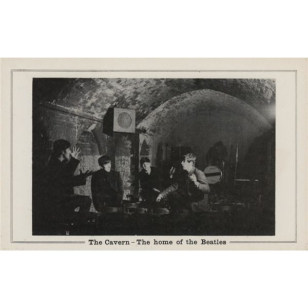 Beatles 1963 Cavern Club Promo Card