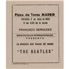 Image 1 : Beatles 1965 Madrid Concert Handbill