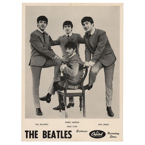 Beatles Original Capitol Records Publicity Photograph