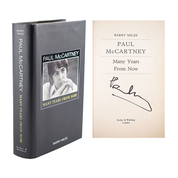 Paul McCartney Signed Book