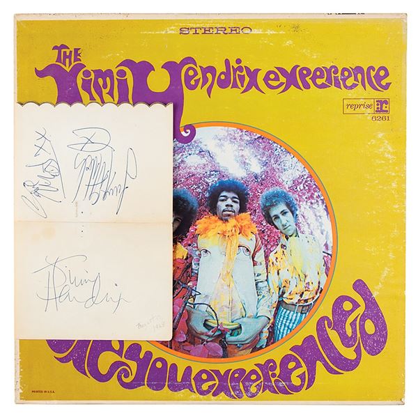 Jimi Hendrix and Mitch Mitchell Signatures