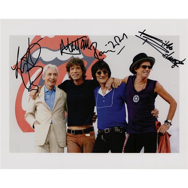 Rolling Stones Signed Photograph