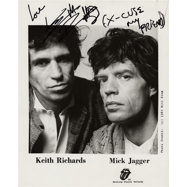 Keith Richards Signed Photograph