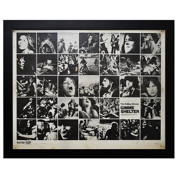 Rolling Stones Original 'Gimme Shelter' Movie Poster