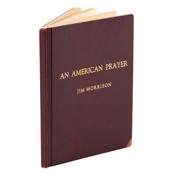 Jim Morrison Signed Book - An American Prayer