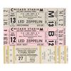 Image 1 : Led Zeppelin (2) Original Chicago Stadium Canceled Show Tickets