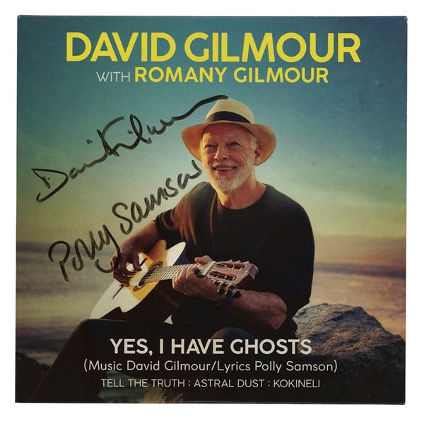 David Gilmour Signed CD Single for 'Yes, I Have Ghosts'